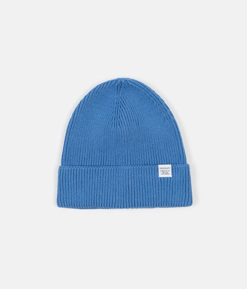 Norse Projects Norse Cotton Watch Beanie - Cali Blue