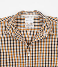 Norse Projects Osvald BD Gingham Short Sleeve Shirt - Sunwashed Yellow thumbnail