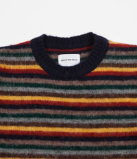 Norse Projects Sigfred Brushed Stripe Knit Jumper - Multi Colour thumbnail