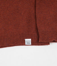 Norse Projects Sigfred Lambswool Knit Jumper - Carmin Red thumbnail
