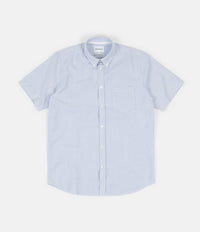Norse Projects Theo Short Sleeve Oxford Shirt - Blue Stripe thumbnail