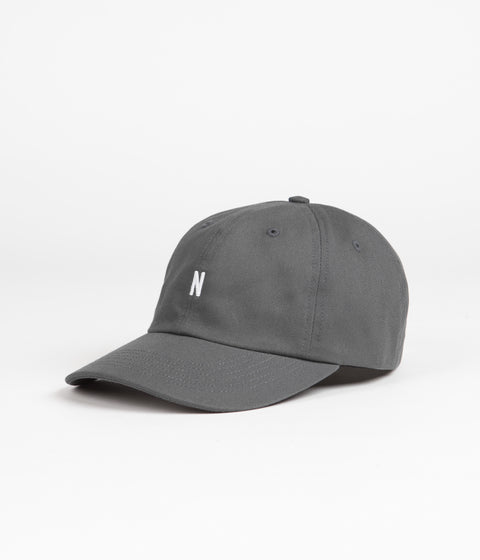 Norse Projects Twill Sports Cap - Magnet Grey