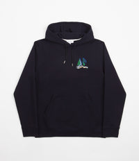 Norse Projects Vagn Boat Embroidery Hoodie - Dark Navy thumbnail