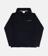 Norse Projects Vagn Logo Hoodie - Dark Navy thumbnail