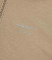 Norse Projects Victor Tech 1/2 Zip Sweatshirt - Utility Khaki thumbnail