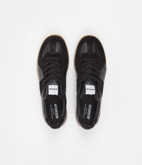 Novesta All Leather German Army Trainer Shoes - Black / 003 Transparent thumbnail