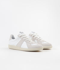 Novesta German Army Trainer Shoes - White / Ecru thumbnail