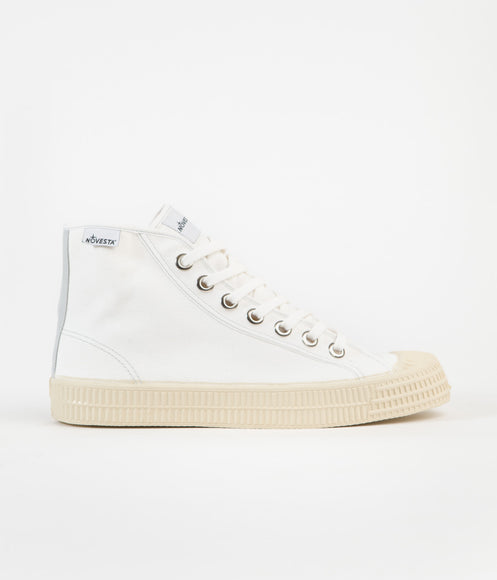 Novesta Star Dribble Contrast Stitching Shoes - 10 White / 20 Grey / 106 Ecru