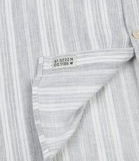 Oliver Spencer Bib Grandad Shirt - Harnett Grey thumbnail