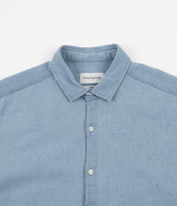 Oliver Spencer Clerkenwell Tab Shirt - Kildale Indigo Light thumbnail