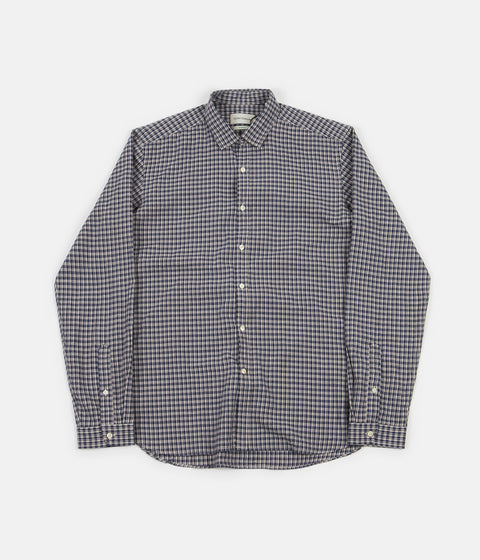 Oliver Spencer Clerkenwell Tab Shirt - Thorndon Blue | Always in Colour