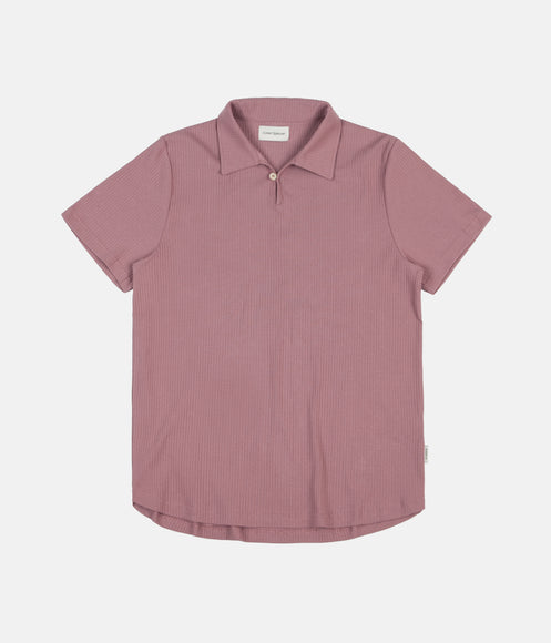 Oliver Spencer Hawthorn Polo Shirt - Elms Pink