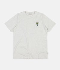 Oliver Spencer Wild Flower Embroidery T-Shirt - Warren Oatmeal thumbnail