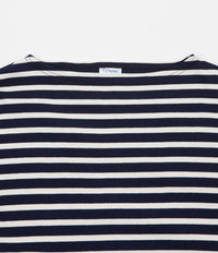 Orcival Stripe Long Sleeve T-Shirt - Marine / Ecru thumbnail