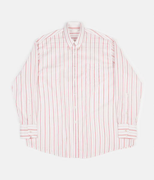 Our Legacy Borrowed BD Shirt - Printed Red Stripe