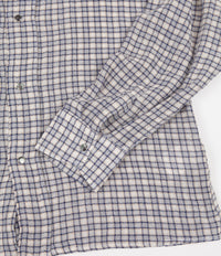 Our Legacy Fine Frontier Shirt - Blue / White Net Check thumbnail