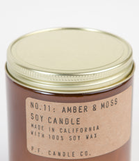 P.F. Candle Co. No. 11 Amber & Moss Soy Candle - 7.2oz thumbnail