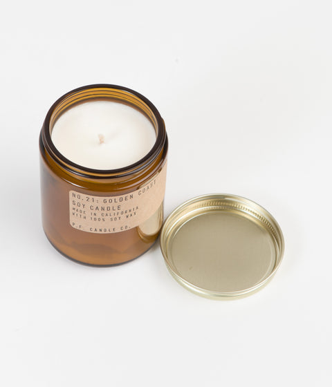 P.F. Candle Co. No. 21 Golden Coast Soy Candle in 7.2oz