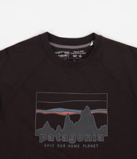 Patagonia 73 Skyline Organic Crewneck Sweatshirt - Black thumbnail