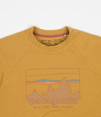Patagonia 73 Skyline Organic Crewneck Sweatshirt - Oaks Brown thumbnail
