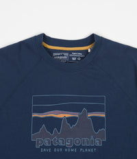 Patagonia 73 Skyline Organic Crewneck Sweatshirt - Tidepool Blue thumbnail