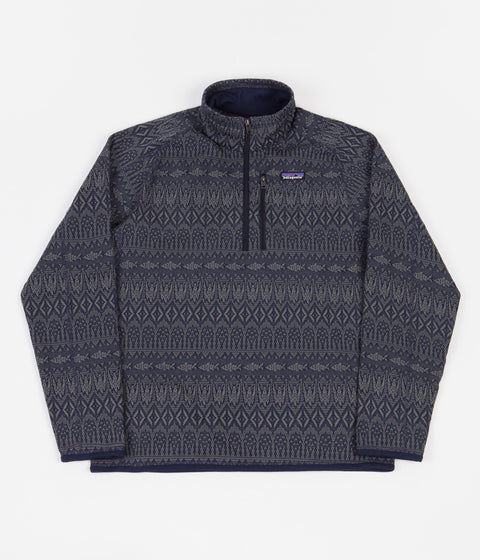 Patagonia Better Sweater 1 4 Zip Sweatshirt Falconer Legend New Nav Always in Colour