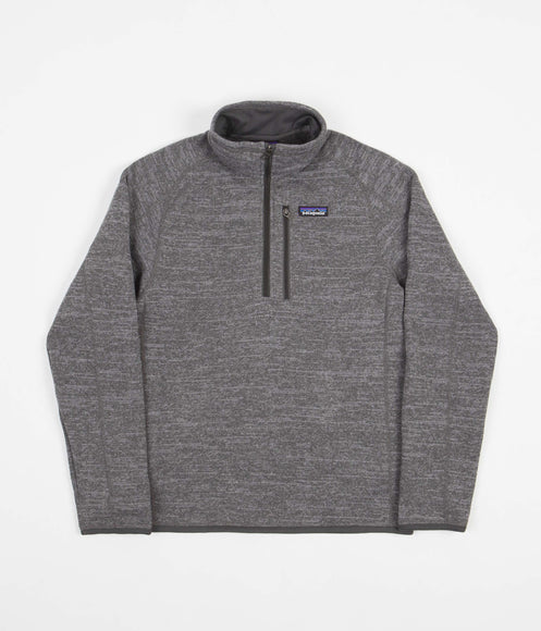 Patagonia Better Sweater 1/4 Zip Sweatshirt - Nickel