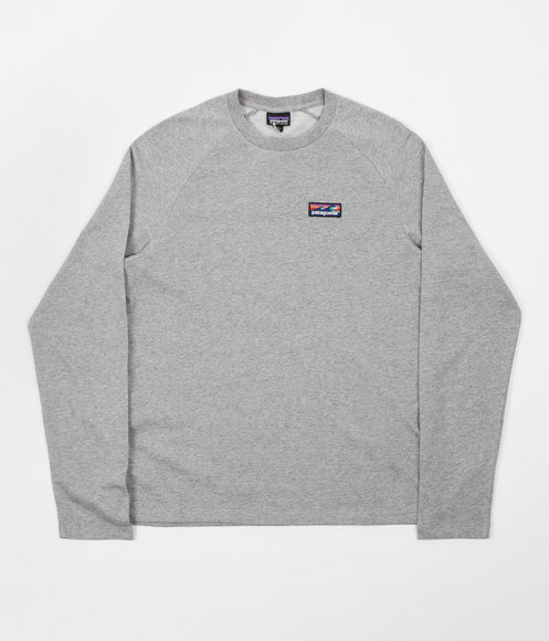 Patagonia Board Short Label Crewneck Sweatshirt - Feather Grey