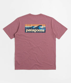 Patagonia Boardshort Logo Pocket Responsibili-Tee T-Shirt - Evening Mauve