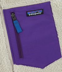 Patagonia Classic Retro-X Vest - Pelican / Purple thumbnail