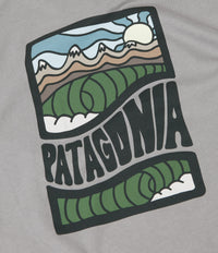 Patagonia Cosmic Peaks Organic T-Shirt - Feather Grey thumbnail