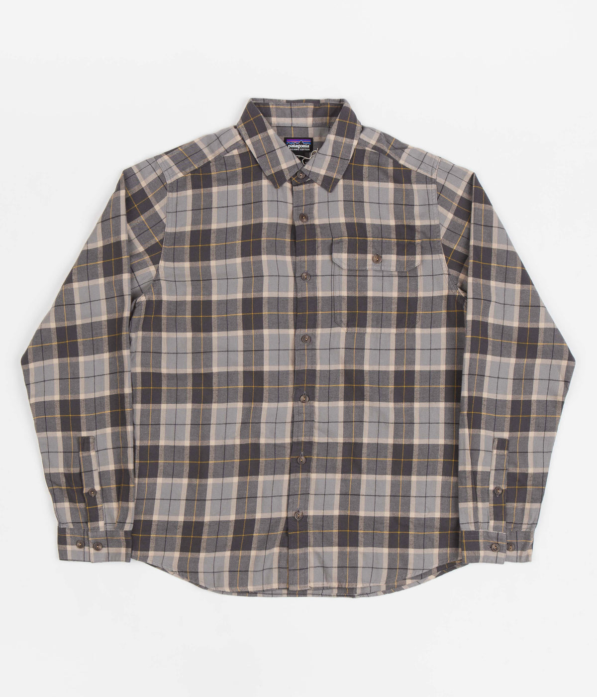 Patagonia Cotton In Conversion Fjord Flannel Shirt Beach Plaid