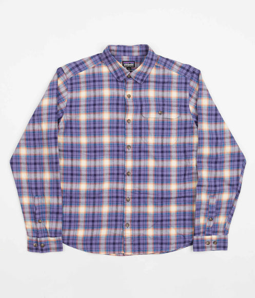 Patagonia Cotton In Conversion Fjord Flannel Shirt - Ombre Vintage: Perennial Purple