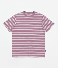 Patagonia Cotton in Conversion Pocket T-Shirt - Mirror Stripe: Evening Mauve thumbnail