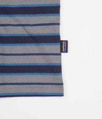 Patagonia Cotton In Conversion Pocket T-Shirt - Skater Stripe: Noble Grey thumbnail