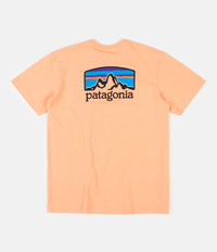 Patagonia Fitz Roy Horizons Responsibili-Tee T-Shirt - Peach Sherbert thumbnail