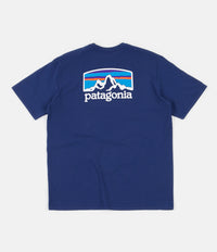 Patagonia Fitz Roy Horizons Responsibili-Tee T-Shirt - Superior Blue thumbnail