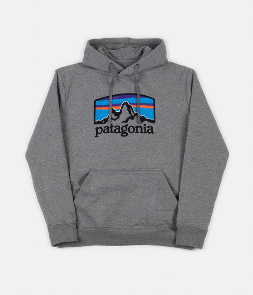 Patagonia Fitz Roy Horizons Uprisal Hoodie - Gravel Heather