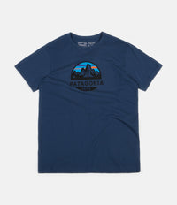 Patagonia Fitz Roy Scope Organic T-Shirt - Stone Blue thumbnail