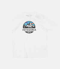 Patagonia Fitz Roy Scope Organic T-Shirt - White thumbnail