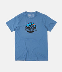 Patagonia Fitz Roy Scope Organic T-Shirt - Woolly Blue thumbnail