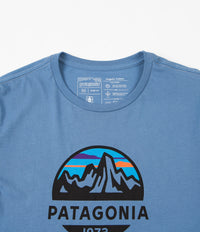 Patagonia Fitz Roy Scope Organic T-Shirt - Woolly Blue thumbnail