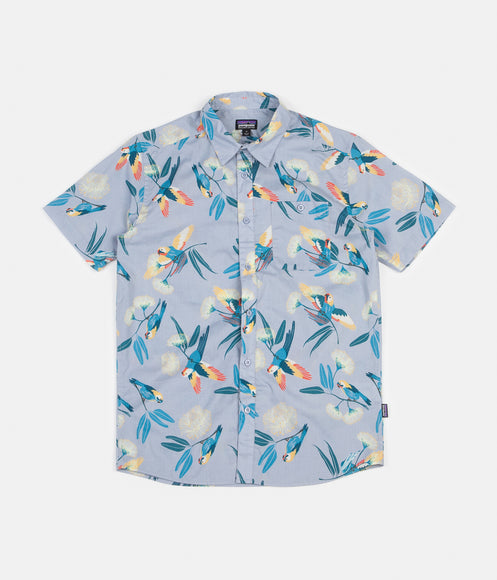 Patagonia Go To Shirt - Parrots: Ghost Purple
