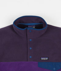 Patagonia Lightweight Synchilla Snap-T Fleece Pullover Sweatshirt - Purple thumbnail