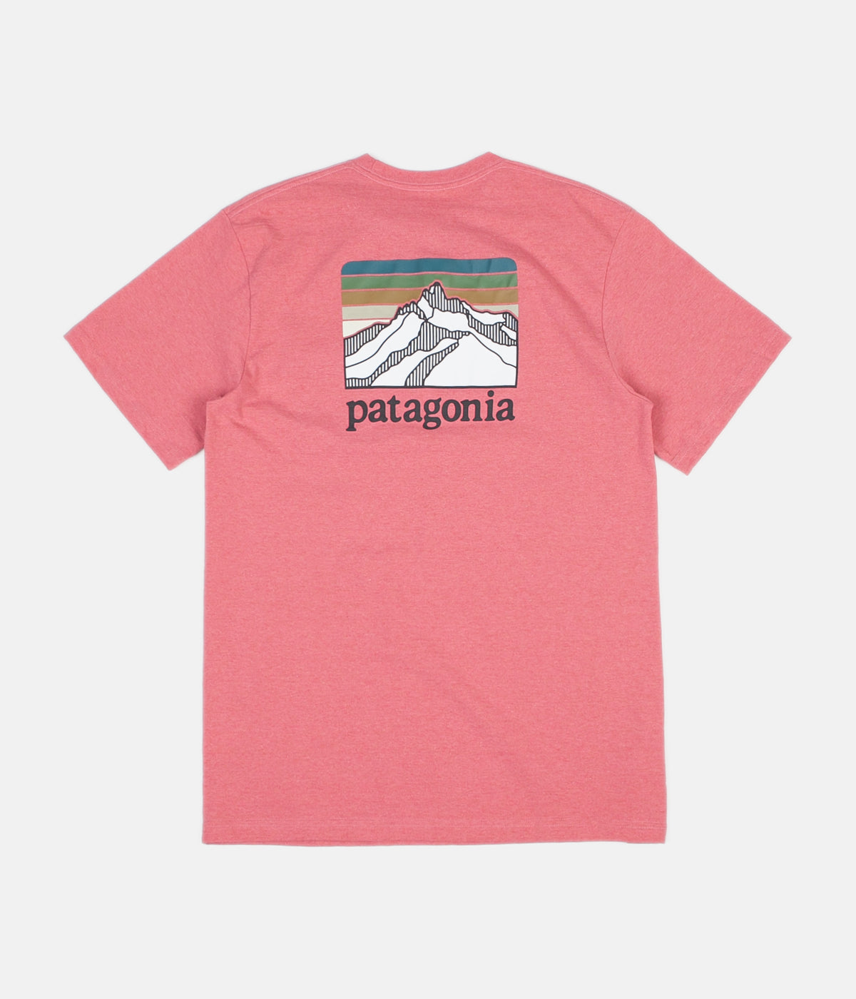 Patagonia Line Logo Ridge Pocket Reponsibili Tee T Shirt Sticker Pin Always in Colour