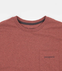 Patagonia Line Logo Ridge Pocket Responsibili-Tee T-Shirt - Rosehip thumbnail
