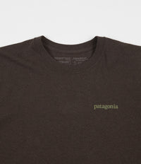 Patagonia Line Logo Ridge Responsibili-Tee Long Sleeve T-Shirt - Logwood Brown thumbnail