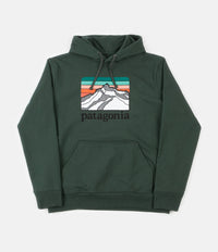 Patagonia Line Logo Ridge Uprisal Hoodie - Alder Green thumbnail