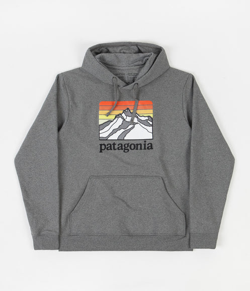Patagonia line outlet logo hoodie