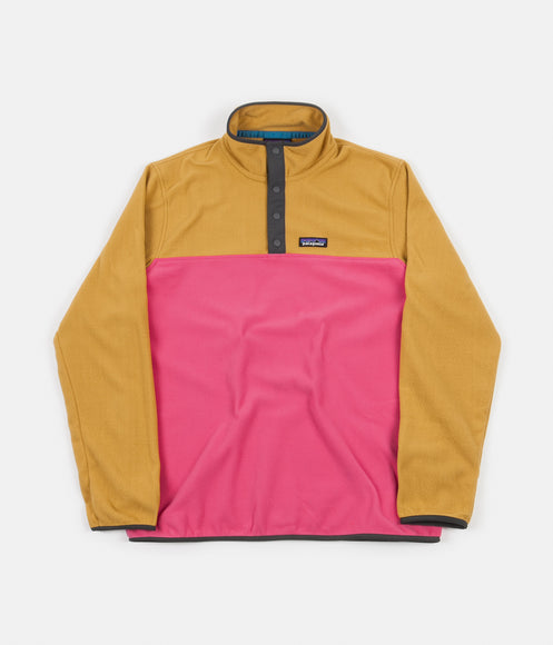 Patagonia Micro D Snap-T Pullover Fleece - Ultra Pink